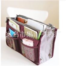 高品质韩版丝绵包中包多功能收纳化妆包