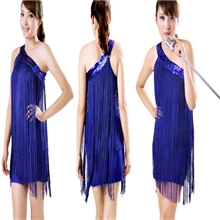 亮片流苏连衣裙