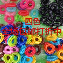 包邮韩版电话线发饰小甜甜圈儿童发圈发绳批发义乌小饰品小商品