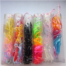 儿童发饰品批发筒装不伤发弹力好皮筋发圈黑色混彩