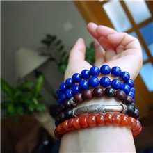 新货上特价款顶级4A帝王青纯天然精美青金石手链纯正少白少金