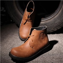 新款男士短靴子做旧男靴复古短靴潮流韩版马丁靴男短军靴批发