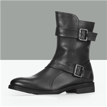 新款男靴子批发英伦韩版潮男靴潮流皮靴男单靴批发中筒马丁靴