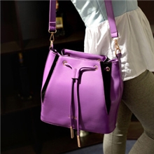 2014新品发布欧美简约水桶包锁扣袋女包潮流时尚单肩包一件代发