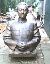 精密铸造铜毛泽东主席雕像专业生产周恩来詹天佑等伟人雕塑