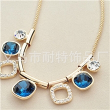 N59韩国饰品闪钻项链明星款水钻石项链韩版时尚短款锁骨链