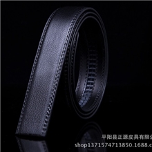 厂家直销批发二层14纹男士真皮腰带自动带条带身