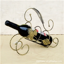 火热预售热销千件家居摆饰015时尚复古欧式铁艺酒架四色可选