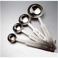 不锈钢奶粉咖啡量杯厨房量勺量秤4件套量匙烘培工具LS90300