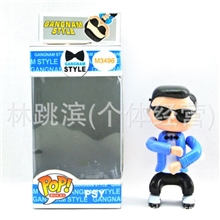 热卖会唱歌跳舞的上链江南style鸟叔玩具批发3AG10包电