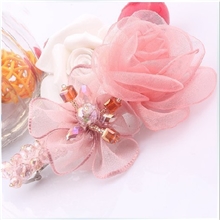 皇饰经典捷克琉璃珠大花朵复古韩版头饰发夹发饰批发