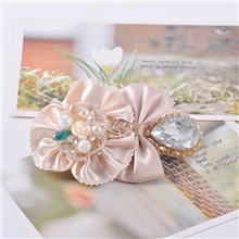 皇饰经典韩版时尚原创手工水晶大水钻花朵发夹发饰广州发饰批发