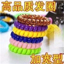 3030特价秒杀糖果色加大加宽电话绳发圈时尚街款不伤发MM必备