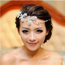 TS008新娘饰品批发倾世蝶恋额饰飞舞蝴蝶韩式新娘婚纱头饰饰品