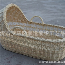 专业生产柳编摇篮婴儿提篮柳编婴儿篮草编婴儿提篮