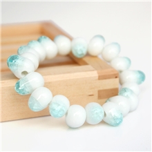 景德镇冰润结晶水晶葡萄手链女小清新民族风陶瓷首饰饰品