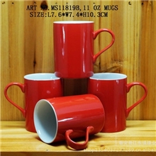 工厂直销色釉马克杯