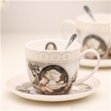 厂家直供欧式名品骨瓷咖啡杯碟套装【独家】高档陶瓷咖啡杯批发