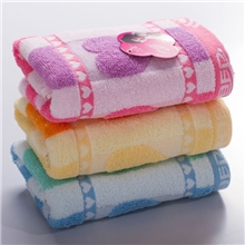 亿恒爱心毛巾/32股纯棉33*74/95克河北厂家直销商场超市热卖品