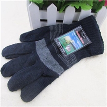 厂家低价直销男士黑色十针全指手套冬季保暖手套地摊手套批发