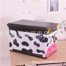 卡通折叠大号收纳凳折叠储物凳厂家直销收纳凳