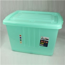柳叶厂家批发滑轮塑料整理箱收纳箱盒加厚超大号150L储物箱