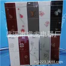 2013新款批发供应双开门玻璃全塑即热式无热胆立式温热冷热饮水机