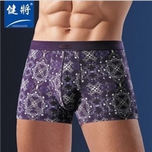 正品健将竹纤维男士平角内裤立体裁剪99970