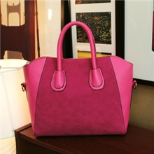 欧美包包2012秋季新款大牌潮拼接磨砂皮女包笑脸包单肩包068