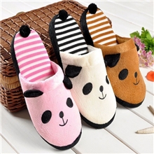 超可爱熊猫拖鞋居家棉拖情侣棉拖卡通拖鞋批发厂家直销可挑码