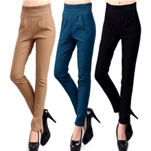 中老年女装批发秋冬女装妈妈装中老年哈伦裤女中年休闲铅笔裤子