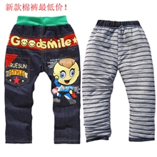 冬款棉裤低价跑量男童牛仔裤批发冬季童装只赚信誉不赚钱