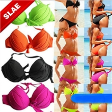 外贸比基尼泳衣批发钢托聚拢性感三角多色比基尼两件套游泳衣现货