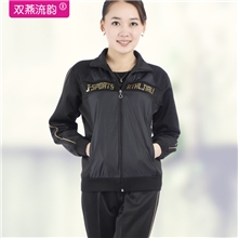 双燕流韵常熟批发中老年女装中年运动服套装老年针织运动衣