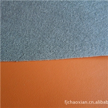 供应人造革环保pu合成革0.7mm黄棕色B251（纳帕纹）超纤箱包革