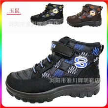 一件代发玉鼠正品雪地靴批发防水布面雪地靴童鞋儿童雪地靴