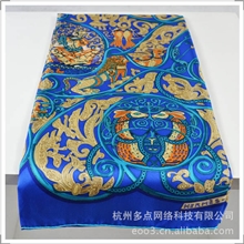 5色【厂家生产定制奢侈品H家一千零1夜重磅斜纹100%真丝丝巾围巾