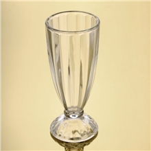 【少量可批】文美大容量透明玻璃杯竖条纹玻璃杯果汁杯奶茶杯