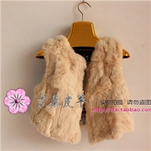 新款2012女装外套毛绒冬装獭兔毛兔毛马甲皮草马甲背心修身批发