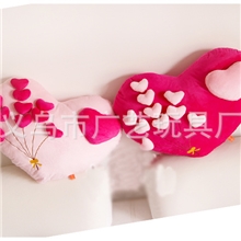 热销玩具玫瑰花抱枕心形靠枕靠垫