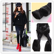 秋冬新品加厚不倒绒一体裤，保暖裤，高腰高弹力一体绒裤打底裤