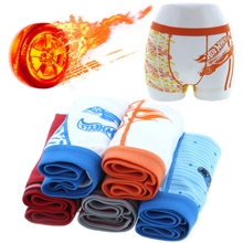 风火轮儿童宝宝内裤短裤三角平角内裤短裤男童款纯棉全棉5入批发