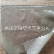 20D圆孔有光缎纹缎面尼丝纺