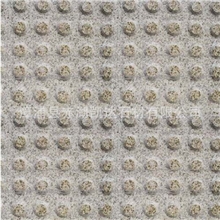 供应盲人石文化石黄锈石地铺石园林景观石黄色花岗岩路缘石