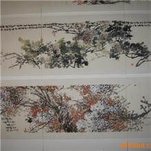 国画，山水画，老虎画，杭州市美术家学会纯手工绘制