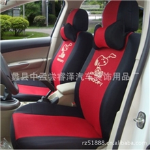 加厚三明治汽车座套带颈枕整车卡通座套河北厂家报价一件代发