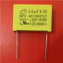 华誉2UF2.0uFKX2安规电容器MPX40/100/21/CAC275V205K