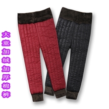 冬裤加绒加厚绗缝棉裤男童装裤子四面弹力加绒裤棉裤批发保暖裤