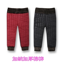 爆款童装棉裤韩版儿童加厚保暖棉裤羔绒棉裤束腿裤弹力棉裤