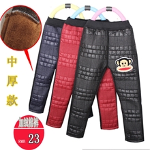 2013秋冬款中童韩版棉裤批发保暖裤宝宝棉裤加厚加绒男女童